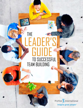 THE LEADER’S GUIDE - Profiles International