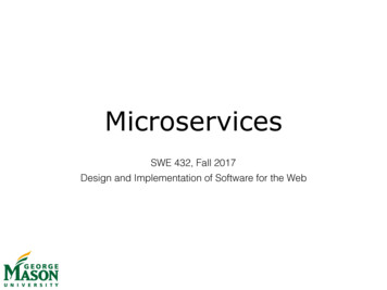 Lecture 11 - Microservices