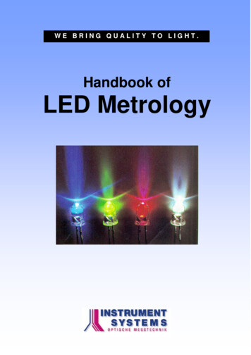 Handbook Of LED Metrology - Giant Testing