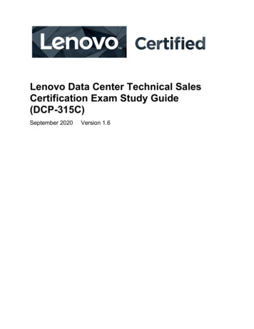 Lenovo Data Center Technical Sales Certification Exam Study Guide