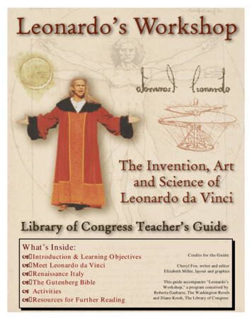 Leonardo's Workshop, The Invention, Art And Science Of .
