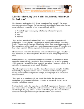 How Long Does It Take To Lose Belly Fat And Get Six Pack Abs
