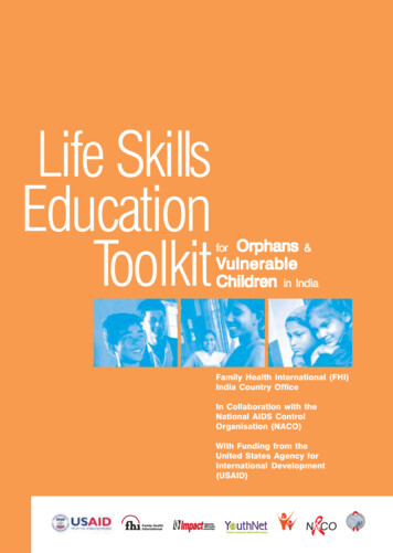 Life Skills Education Toolkit - FHI 360