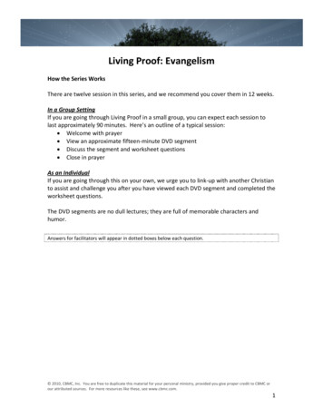 Living Proof: Evangelism - CBMC