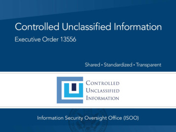 Controlled Unclassified Information Marking