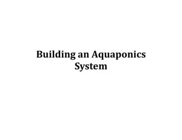 Building An Aquaponics System - Texas A&M AgriLife