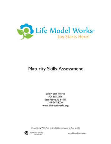 Maturity Skills Assessment - Life Model Works