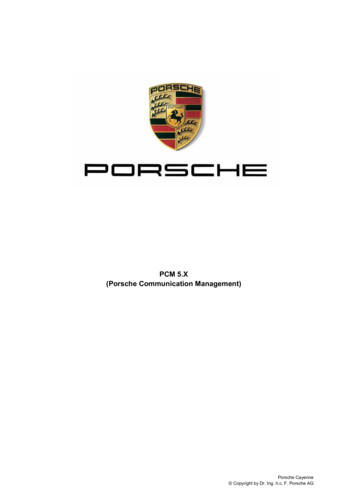 PCM 5.X (Porsche Communication Management)
