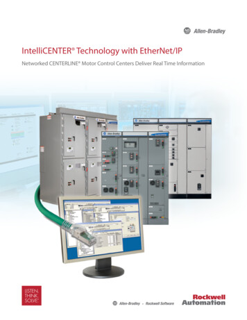 IntelliCENTER Technology With EtherNet/IP - Rockwell Automation