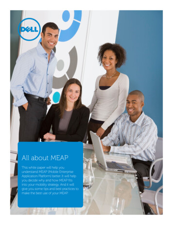 All About MEAP - Dell USA