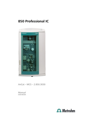 850 Professional IC - UMass