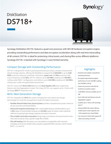 DiskStation DS718 - Store.teknavi.fi