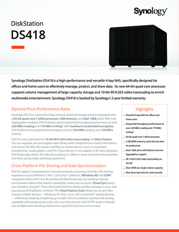 DiskStation DS418 - Store.teknavi.fi