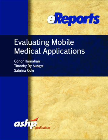 Evaluating Mobile Medical Applications - ASHP