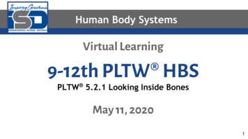 Virtual Learning 9-12th PLTW HBS Human Body Systems