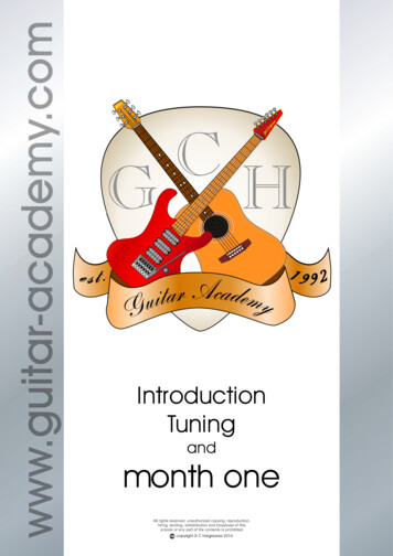 GCH Guitar Academy Guitar Course. Month One