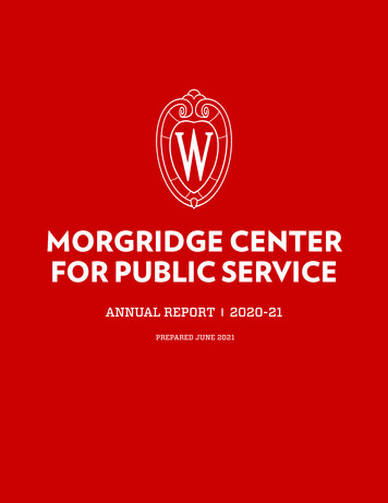 Morgridge Center For Public Service