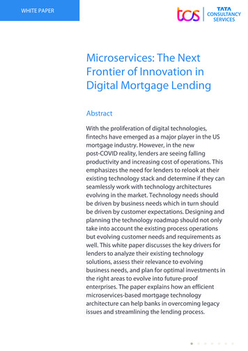 Microservices: The Next Frontier Of Innovation In Digital .