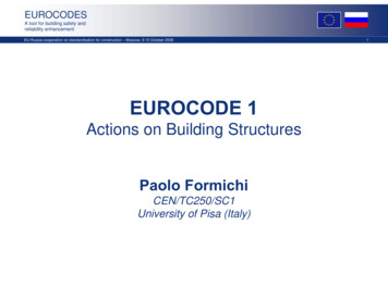 Actions On Building Structures - Europa