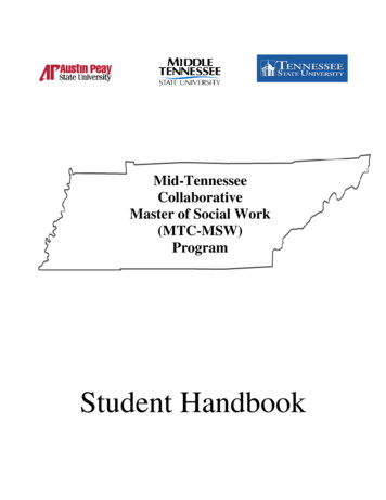Mid-Tennessee Collaborative Master Of Social Work (MTC-MSW) Program