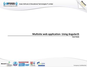 Multisite Web Application- Using AngularJS
