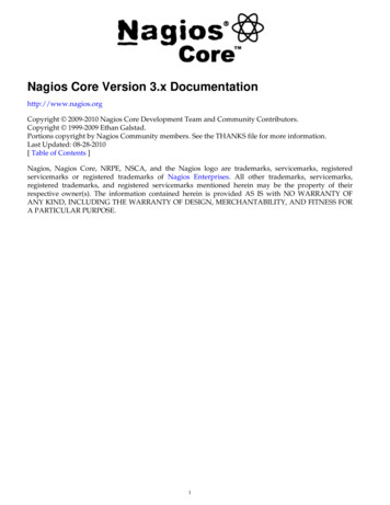 Nagios Core Documentation