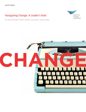 Navigating Change: A Leader’s Role - CCL