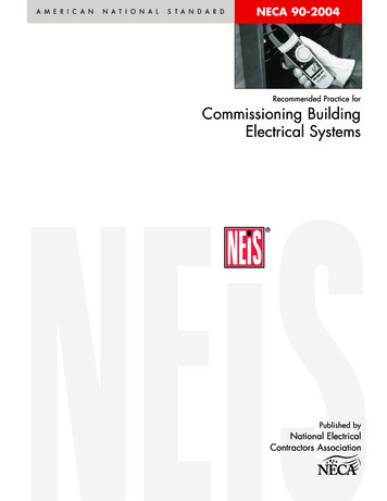 Recommended Practice For Commissioning Building Electrical .
