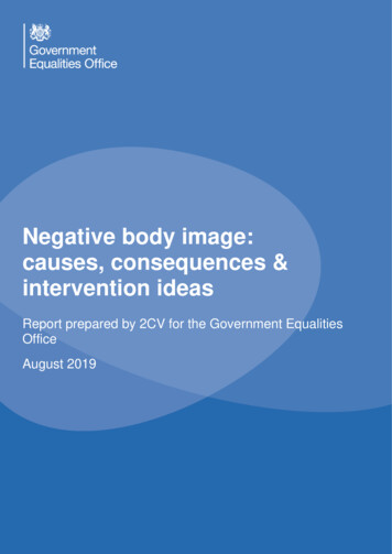 Negative Body Image: Causes, Consequences & Intervention 