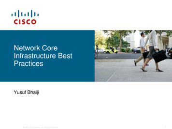 Network Core Infrastructure Best Practices - APNIC