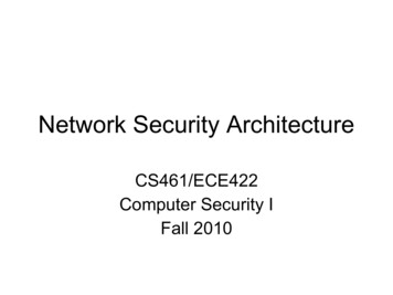 Network Security Architecture - UIUC