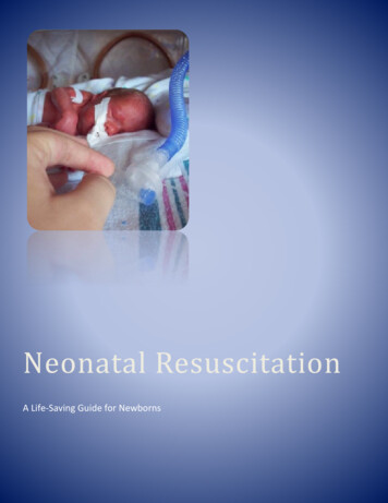 Neonatal Resuscitation - National CPR Association