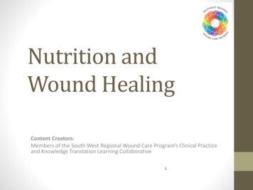 Nutrition And Wound Healing
