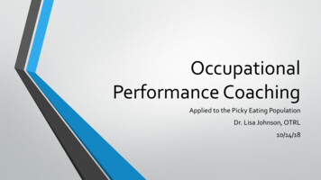 Occupational Performance Coaching - MiOTA