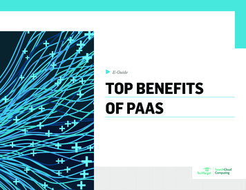 E-Guide TOP BENEFITS OF PAAS