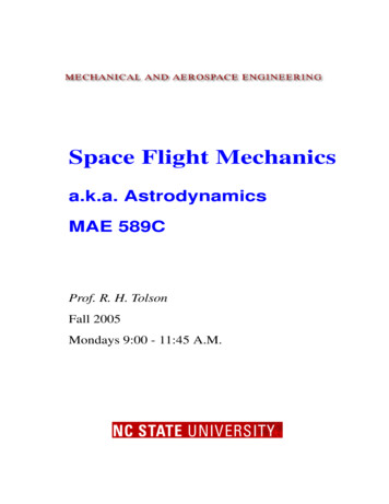 Space Flight Mechanics - UL FGG