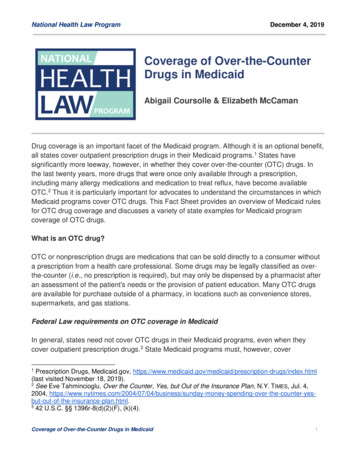 Coverage Of Over-the-Counter Drugs In Medicaid - Attorneys