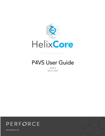 P4VS User Guide - Perforce