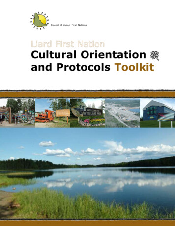 Liard First Nation Cultural Orientation And Protocols Toolkit