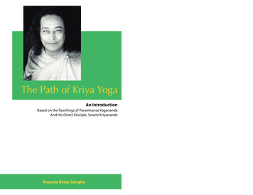 The Path Of Kriya Yoga - Ananda