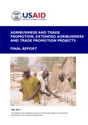 Agribusiness And Trade Promotion, Extended Agribusiness And Trade .