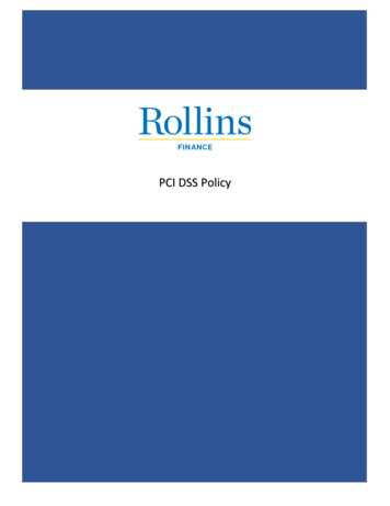 PCI DSS Policy - Rollins College