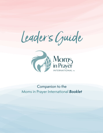 Leader 's Guide - Moms In Prayer International