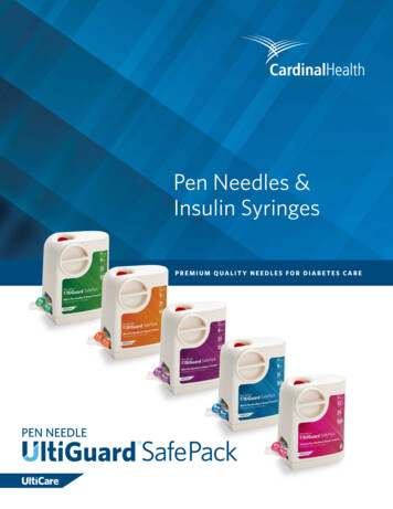 Pen Needles & Insulin Syringes - UltiMed, Inc