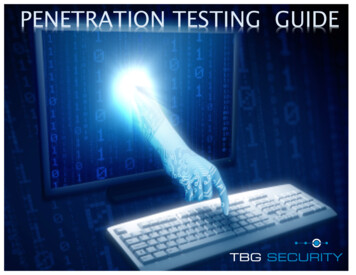 Penetration Testing Guide - TBG Security