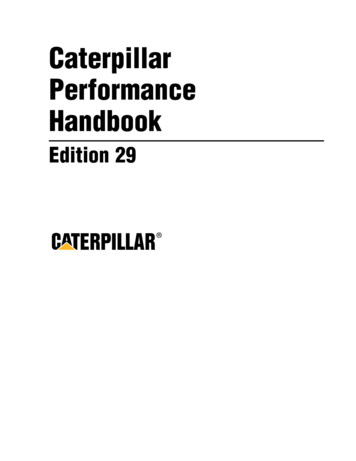Caterpillar Performance Handbook - NHERI