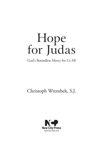 Hope For Judas - Christian Book Publishing