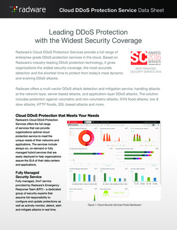 Leading DDoS Protection With The Widest Security Coverage