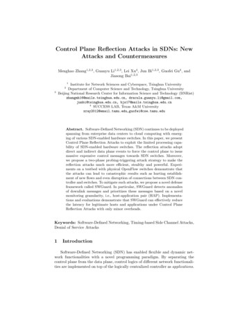 Control Plane Re Ection Attacks In SDNs: New Attacks And . - TAMU