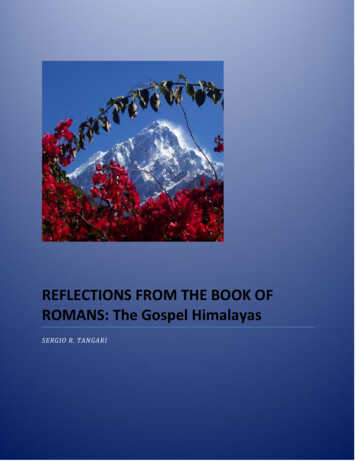 REFLECTIONS FROM THE BOOK OF ROMANS: The Gospel 